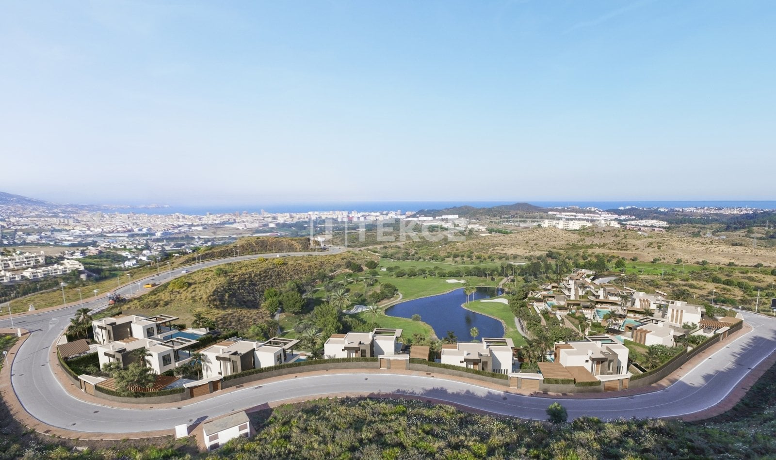 Panoramic View Houses in a Luxury Complex in Mijas