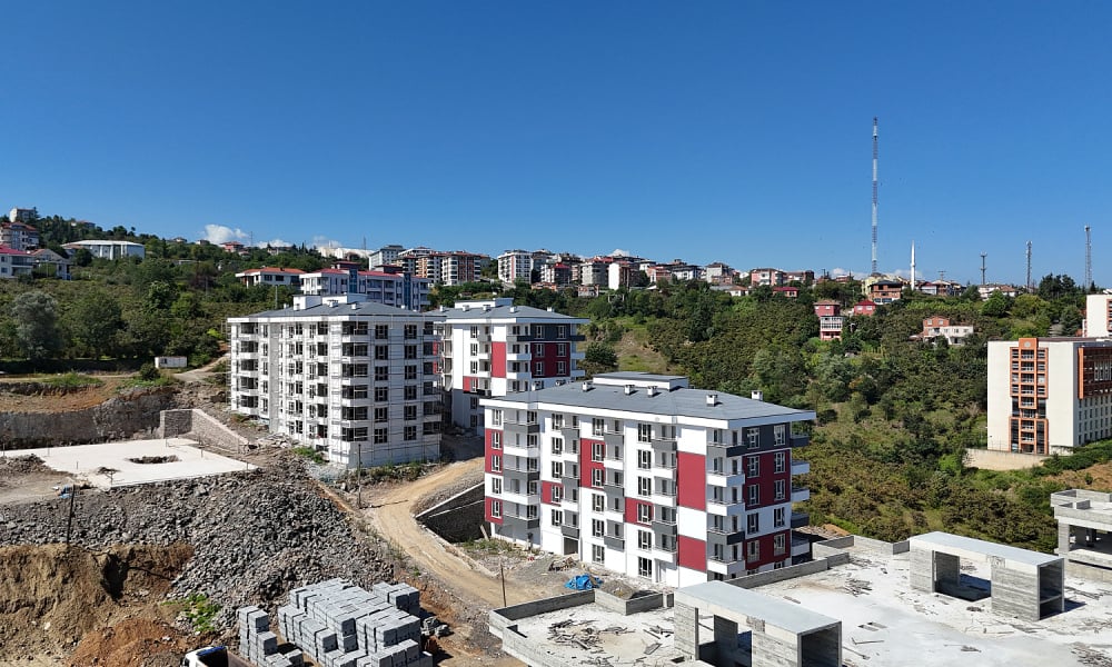 Investeringsappartementen in een Ontwikkelingsgebied in Trabzon