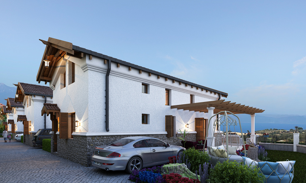 Kuşadası'nda Ödüllü Projede Deniz Manzaralı Villalar