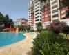 Furnished Apartment with Sea and City Views in a Complex in Alanya 1