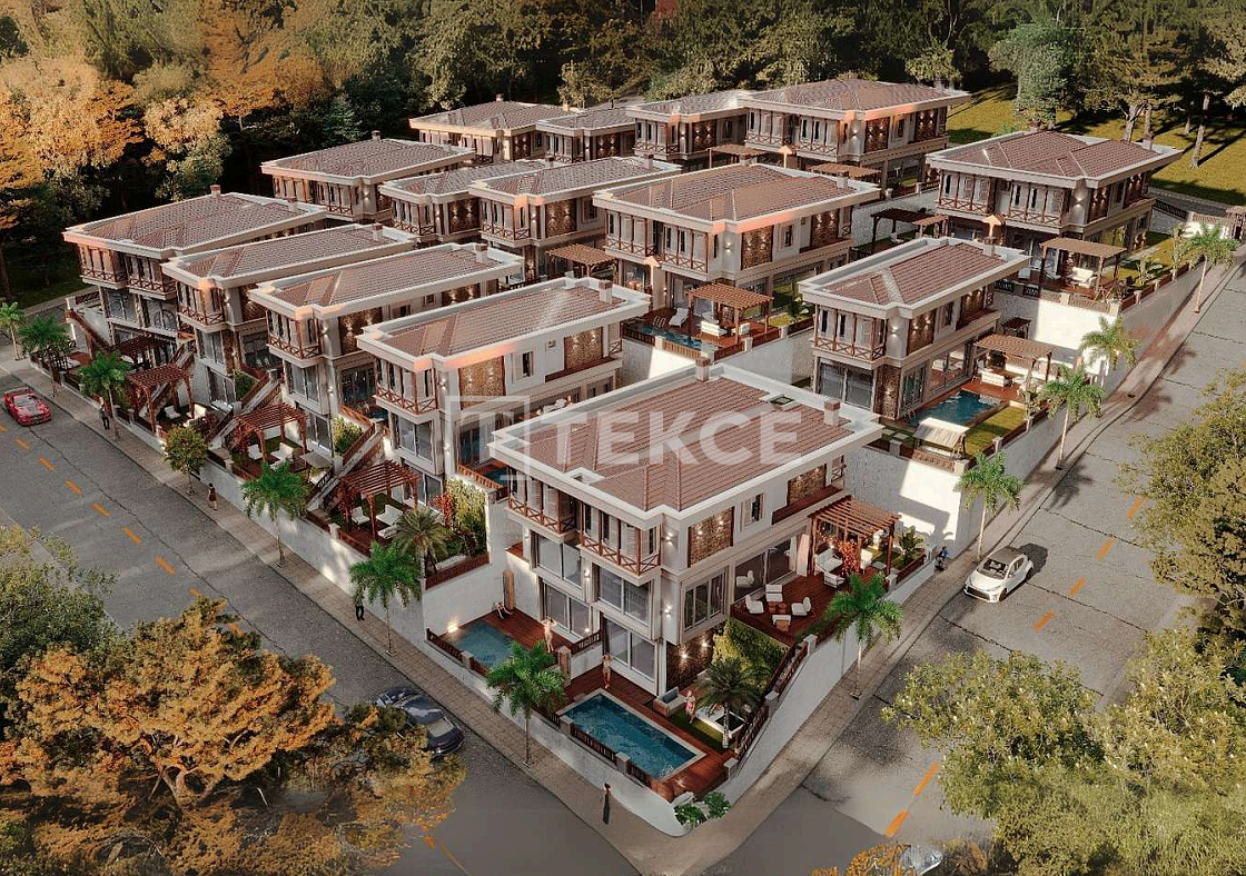 Spacious Villas with Pools, Intertwined with Nature in Kuşadası