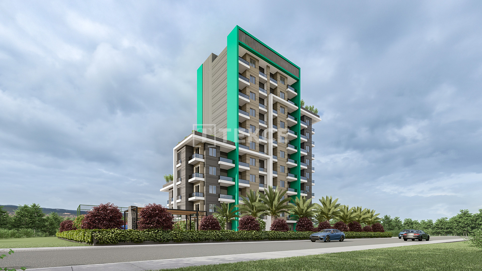 Brandnew Cosy Apartments within the Complex in Mersin