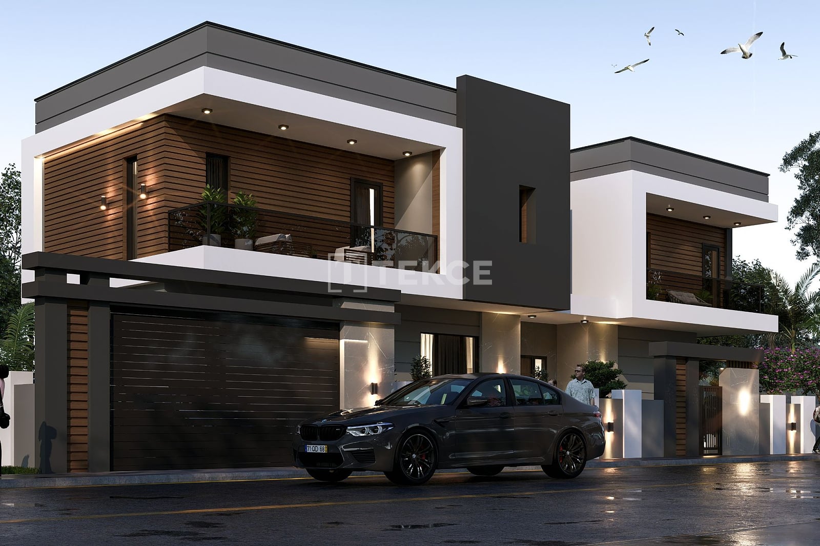 Detached Villa with a Pool and Terrace in Antalya Döşemealtı