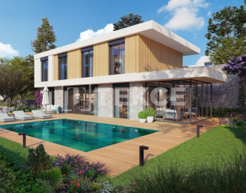 Villor I Ett Projekt I İzmir Turkiet Med Fristående Trädgårdar 2