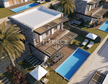 Bodrum Gümüşlük'te Deniz Manzaralı ve Havuz Opsiyonlu Villalar 3