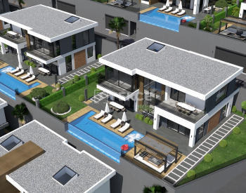 Villas Élégantes Avec Vue Sur La Mer Et Piscine À Alanya Kargıcak 5