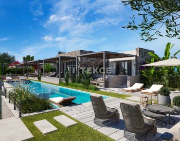 Gümüşlük'te Deniz Manzaralı Özel Havuzlu Müstakil Villalar 4