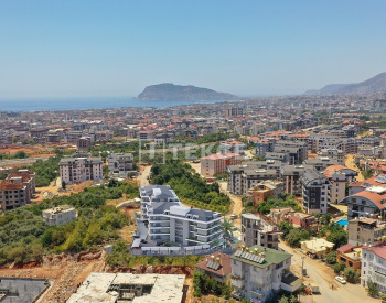 Stylish Apartments in a Complex with Rich Amenities in Alanya Oba 6