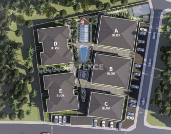 Stylish Flats in a Horizontal Design Complex in Yalova 5