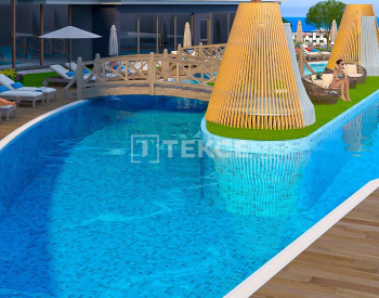 Lägenheter I Ett Komplex Med Stads- Och Havsutsikt I Alanya Kargıcak 10