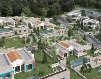 Villas Con Vistas Al Mar Y Piscina Privada En Bodrum Gümüşlük 3