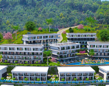 Lägenheter I Ett Komplex Med Stads- Och Havsutsikt I Alanya Kargıcak 2