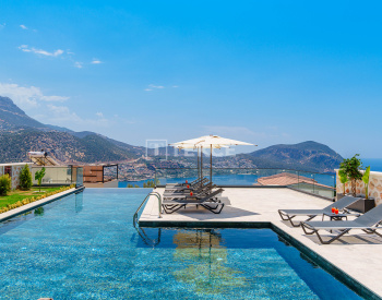 Villor Med Havsutsikt Och Inomhus-/utomhuspooler I Antalya Kaş 3