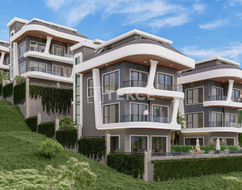 Villas Independientes Junto A La Colina En Alanya Kargıcak 5