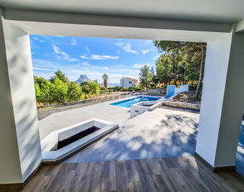 Villa Prête À Emménager Vue Mer Près De La Plage À Calpe 9