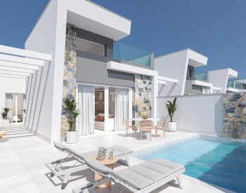 Villor På En Nivå Med Pool Och Solarium I Los Alcázares Murcia 1