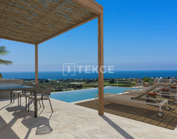 Kuzey Kıbrıs Lefke'de Kapanmaz Deniz Manzaralı Akıllı Villalar 2
