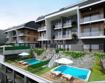 Apartamenty Dwupoziomowe Na Osiedlu Z Basenem W Alanyi Bektaş 2