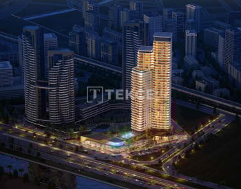 آپارتمان در یک مجتمع با دید دریا با نگهبانی در ازمیر، کوناک 2