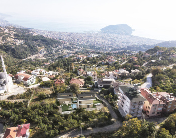 Villor Med Panoramautsikt Over Staden Och Pool I Alanya 26