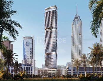 Lägenheter I Dubai Med Hisnande Utsikt Över Palm Jumeirah 1