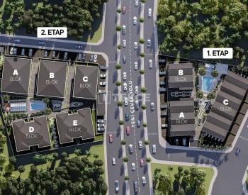 Stylish Flats in a Horizontal Design Complex in Yalova 6