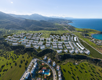 Kuzey Kıbrıs Tatlısu'da Lüks Sitede Deniz Manzaralı Bungalovlar 4