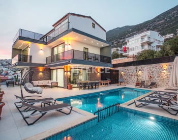 Equipped House with Unobstructed Sea View in Kaş Kalkan 1
