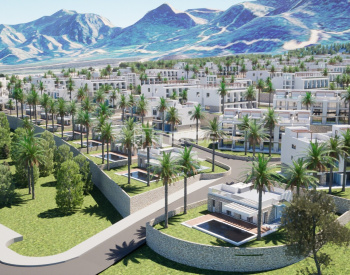 Kuzey Kıbrıs Tatlısu'da Lüks Sitede Deniz Manzaralı Bungalovlar 9