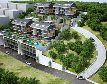 Apartamenty Dwupoziomowe Na Osiedlu Z Basenem W Alanyi Bektaş 1