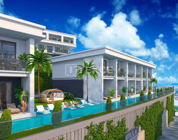 Lägenheter I Ett Komplex Med Stads- Och Havsutsikt I Alanya Kargıcak 4