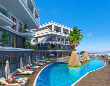 Lägenheter I Ett Komplex Med Stads- Och Havsutsikt I Alanya Kargıcak 6