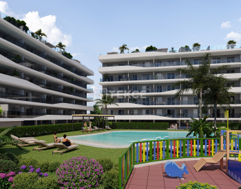 Alicante Santa Pola’da Site İçinde Okyanus Manzaralı Daireler 1