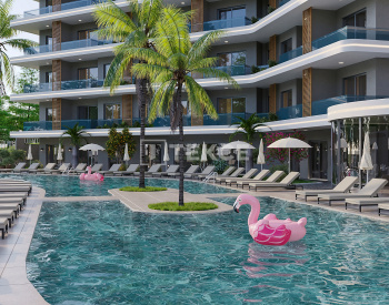 Stylish Apartments in a Complex with Rich Amenities in Alanya Oba 7