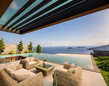 卡尔坎(kalkan) 带游泳池的全景海景别墅 4