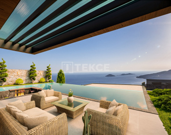 卡尔坎(kalkan) 带游泳池的全景海景别墅 2