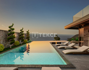 卡尔坎(kalkan) 带游泳池的全景海景别墅 15