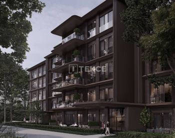 Apartamenty W Eleganckim Kompleksie Z Zielenią W Göktürk İstanbul 3
