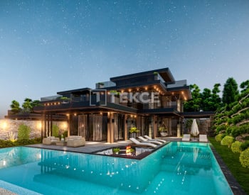 卡尔坎(kalkan) 带游泳池的全景海景别墅 11