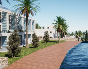 Kuzey Kıbrıs Tatlısu'da Lüks Sitede Deniz Manzaralı Bungalovlar 8