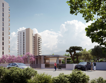 Mersin'de Deniz ve Şehir Manzaralı Kapsamlı Projede Daireler 4