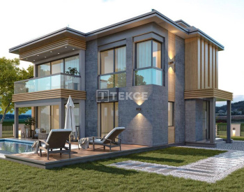 Detached Houses with Sea and Lake Views in Boğaziçi Milas 2