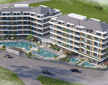Stylish Apartments in a Complex with Rich Amenities in Alanya Oba 5