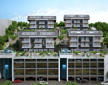 Apartamenty Dwupoziomowe Na Osiedlu Z Basenem W Alanyi Bektaş 4