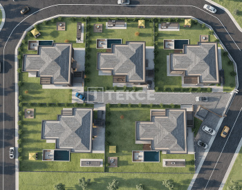 Villas for Sale with Private Pools in a Gated Complex in İncek 5