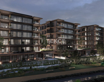 Apartamenty W Eleganckim Kompleksie Z Zielenią W Göktürk İstanbul 2