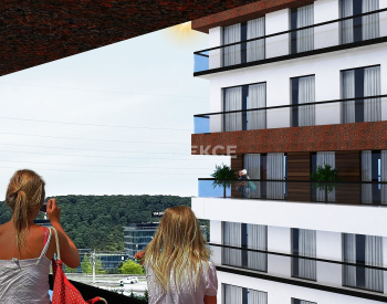 Appartements Dans Un Projet Vue Forêt À Istanbul Kagithane 2
