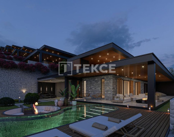 Bodrum Gümüşlük'te Deniz Manzaralı ve Havuzlu Müstakil Villalar 2