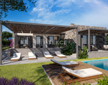Gümüşlük'te Deniz Manzaralı Özel Havuzlu Müstakil Villalar 2