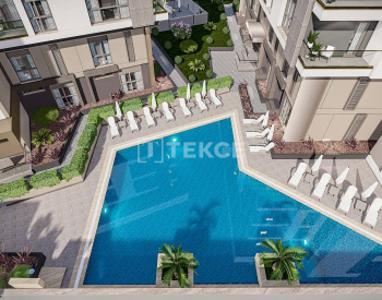 Immobiliers Dans Un Projet Avec Piscine Et Sécurité À Konyaalti Hurma 1